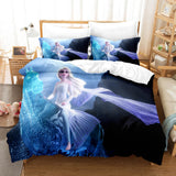 Frozen 2 Cosplay Bedding Set Comforter Bed Sheets Full Duvet Cover Set - EBuycos
