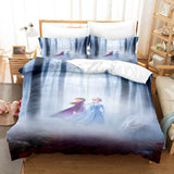 Frozen 2 Cosplay Bedding Set Comforter Bed Sheets Full Duvet Cover Set - EBuycos