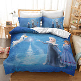 Frozen 2 Elsa Anna Bedding Set Duvet Cover Quilt Cover Bed Sheets Sets - EBuycos