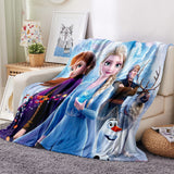 Frozen Blanket Flannel Throw Room Decoration