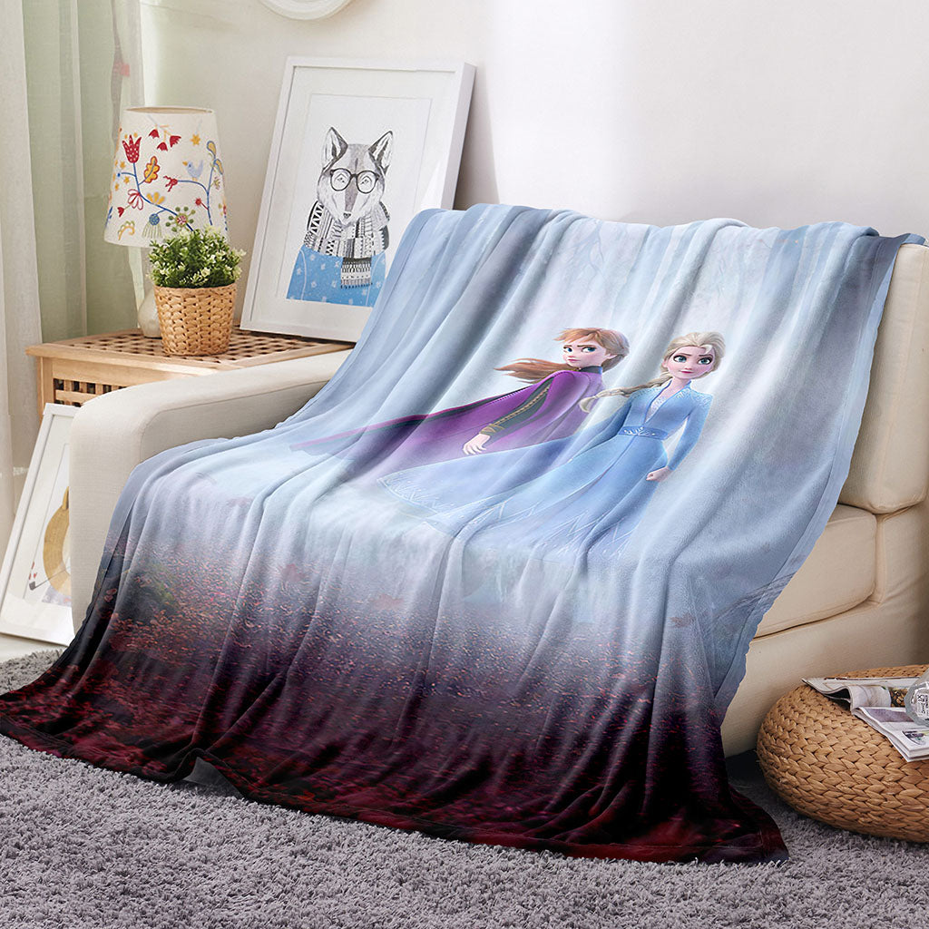 Frozen Blanket Flannel Throw Room Decoration
