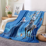 Frozen Blanket Flannel Throw Room Decoration