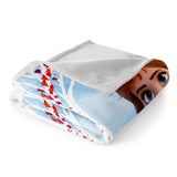 Frozen Blanket Flannel Throw Room Decoration