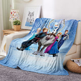 Frozen Blanket Flannel Throw Room Decoration