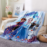 Frozen Blanket Flannel Throw Room Decoration