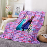 Frozen Blanket Flannel Throw Room Decoration