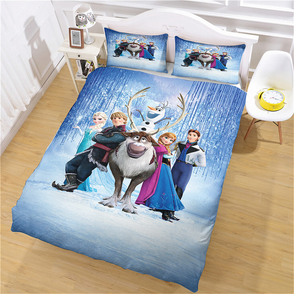 Frozen Elsa Anna Bedding Set Quilt Cover Without Filler