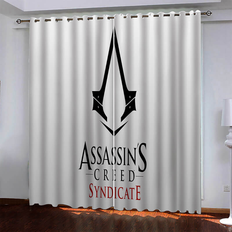 Game Assassin's Creed Pattern Curtains Blackout Window Drapes