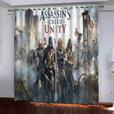 Game Assassin's Creed Pattern Curtains Blackout Window Drapes