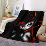 Game Bendy And The Ink Machine Blanket Flannel Throw Room Decoration
