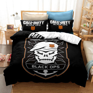Game Call of Duty Bedding Set Pattern Quilt Cover Without Filler