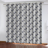 Game Controller Gamepad Curtains Blackout Window Treatments Drapes