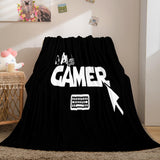 Gamer Cosplay Flannel Blanket Throw Comforter Sets Bedding Blanket - EBuycos