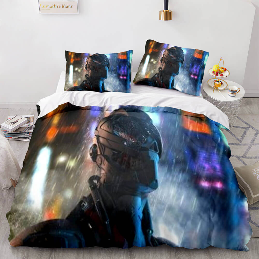 Game Cyberpunk 2077 Bedding Set Cosplay Quilt Cover Without Filler
