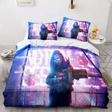 Game Cyberpunk 2077 Bedding Set Cosplay Quilt Covers Without Filler