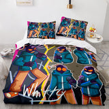 Game FNF Whitty Bedding Sets Soft Duvet Covers Comforter Bed Sheets - EBuycos