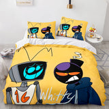 Game FNF Whitty Bedding Sets Soft Duvet Covers Comforter Bed Sheets - EBuycos