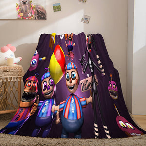 Game Five Nights at Freddy's Cosplay Blanket Flannel Caroset Throw - EBuycos