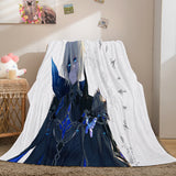 Game Genshin Impact Flannel Caroset Throw Cosplay Blanket Comforter Set - EBuycos