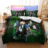 Game Minecraft Bedding Sets Pattern Quilt Cover Without Filler