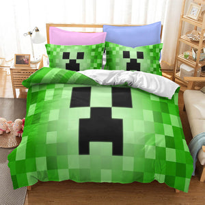 Game Minecraft Bedding Sets Quilt Cover Without Filler