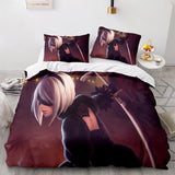 Game NieR Automata Cosplay 3 Piece Bedding Set Duvet Covers Bed Sheets - EBuycos