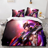 Game Overwatch Cosplay Bedding Set Duvet Covers Comforter Bed Sheets - EBuycos