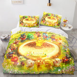 Game Pokémon Pikachu Bedding Sets Pattern Quilt Cover Without Filler