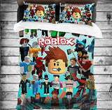 Game Roblox Cosplay Bedding Set Duvet Cover Bed Sheets Bedroom Decor - EBuycos