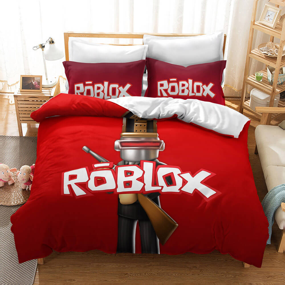 Game Roblox Cosplay Bedding Set Duvet Covers Christmas Bed Sheets Sets - EBuycos