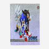 Game Sonic Blanket Flannel Throw Room Decoration