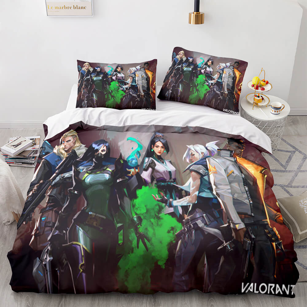 Game VALORANT Bedding Set Cosplay Quilt Cover Without Filler