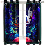 Game of Thrones Curtains Ice and Fire Blackout Window Treatments Drapes
