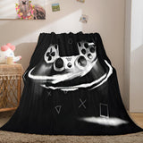 Gamepad Flannel Blanket Fleece Throw Blanket Wrap Nap Bedding Sets - EBuycos