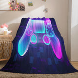 Gamepad Flannel Blanket Fleece Throw Blanket Wrap Nap Bedding Sets - EBuycos