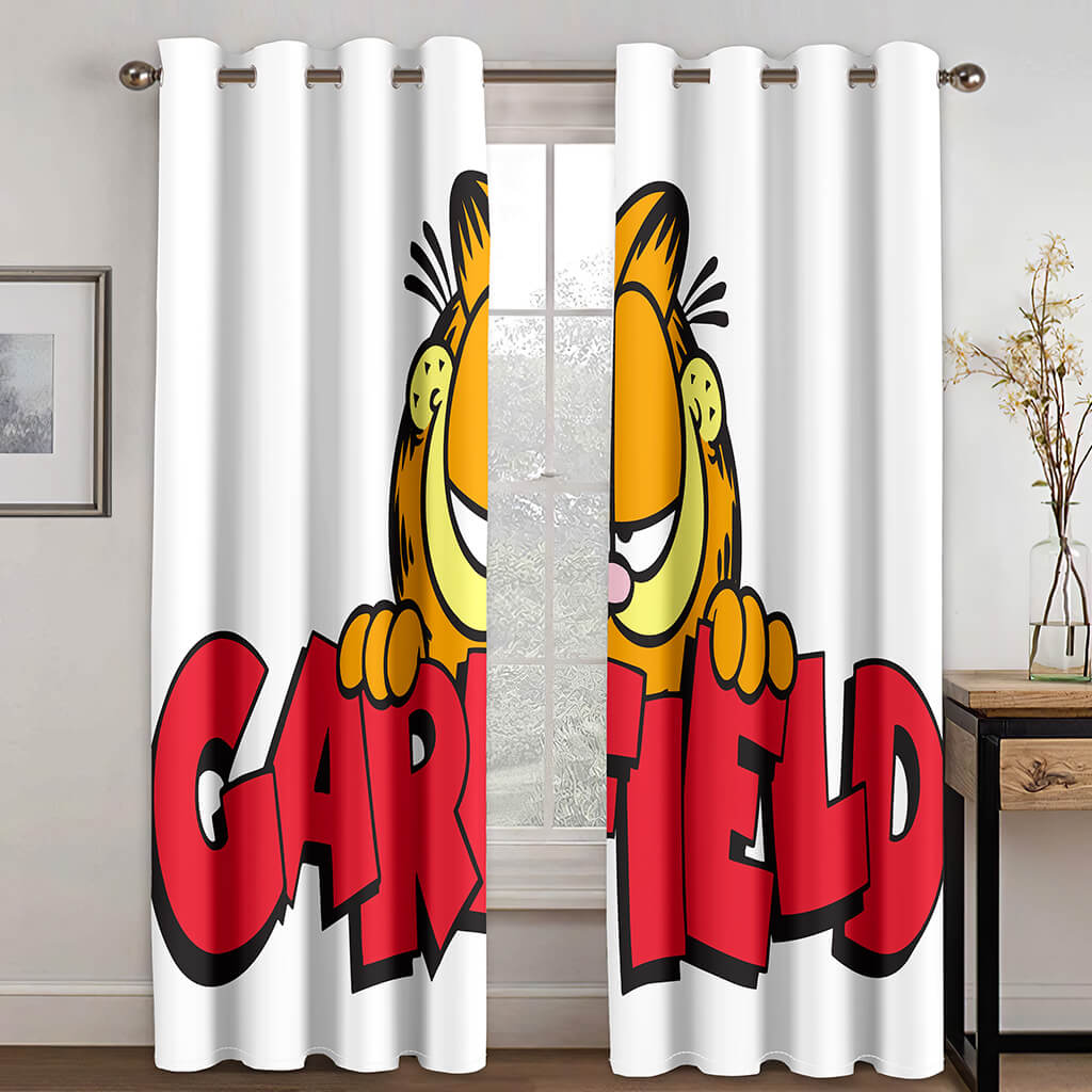 Garfield Curtains Blackout Window Treatments Drapes for Room Decoration