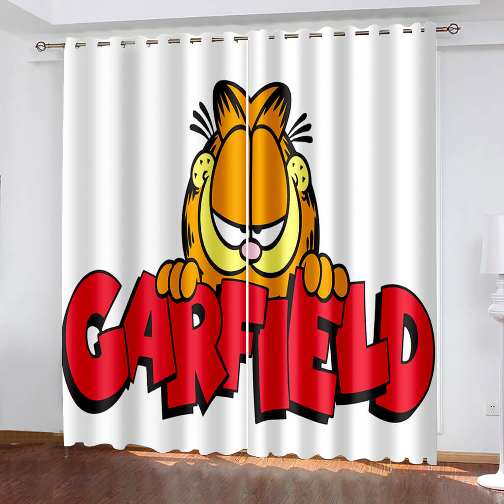 Garfield Curtains Blackout Window Treatments Drapes for Room Decoration