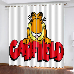 Garfield Curtains Blackout Window Treatments Drapes for Room Decoration