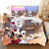 Genshin Impact Cosplay Bedding Set Quilt Duvet Covers Bed Sheets Sets - EBuycos