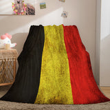 Famous Country National Flag Flannel Fleece Throw Blanket Bedding Sets - EBuycos