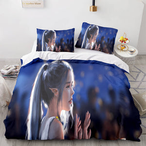 Ghost Blade Cosplay Comforter Bedding Sets Duvet Cover Bed Sheets - EBuycos
