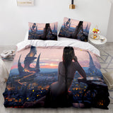 Ghost Blade Cosplay Comforter Bedding Sets Duvet Cover Bed Sheets - EBuycos