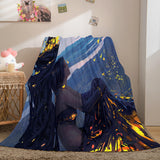 Ghost Blade Cosplay Flannel Fleece Blanket Comforter Bedding Blanket - EBuycos
