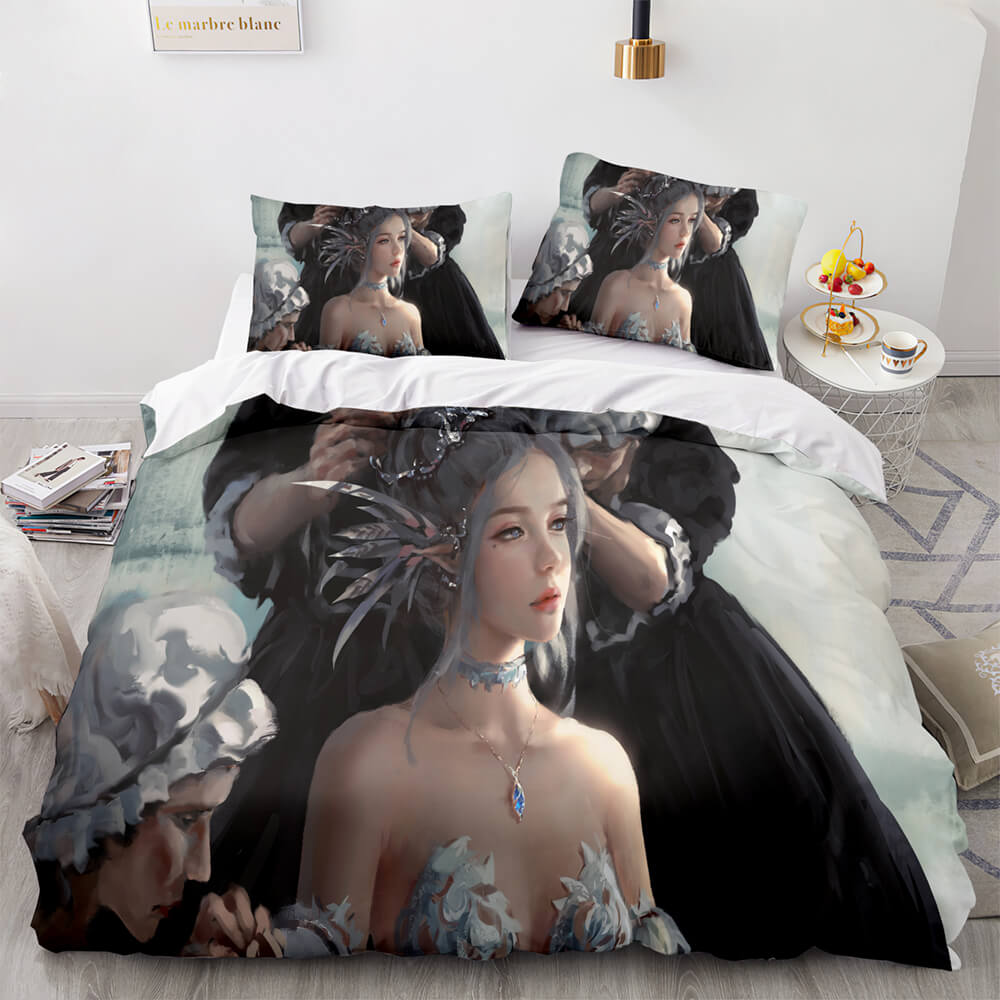 Ghost Knife Cosplay Bedding Sets Duvet Covers Comforter Bed Sheets - EBuycos