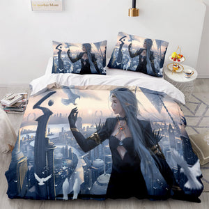 Ghost Knife Cosplay Bedding Sets Duvet Covers Comforter Bed Sheets - EBuycos