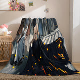 Game Ghost Blade Cosplay Flannel Fleece Blanket Comforter Bedding Sets - EBuycos