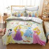 Girls Gift Disney Princess Bedding Set Quilt Duvet Cover Bed Sheets - EBuycos