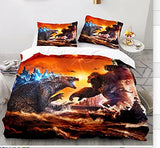 Godzilla vs Kong Cosplay Bedding Set Quilt Duvet Cover Sheets Sets - EBuycos