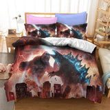 Godzilla vs Kong Cosplay Bedding Set Quilt Duvet Cover Sheets Sets - EBuycos