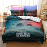 Godzilla vs Kong Cosplay Bedding Set Quilt Duvet Cover Sheets Sets - EBuycos